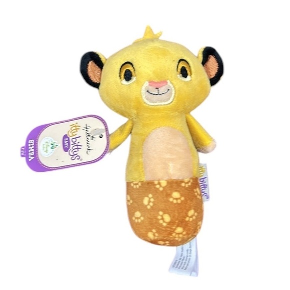 Hallmark 2016 Itty Bitty Disney Simba Plush Rattle - Picture 1 of 3
